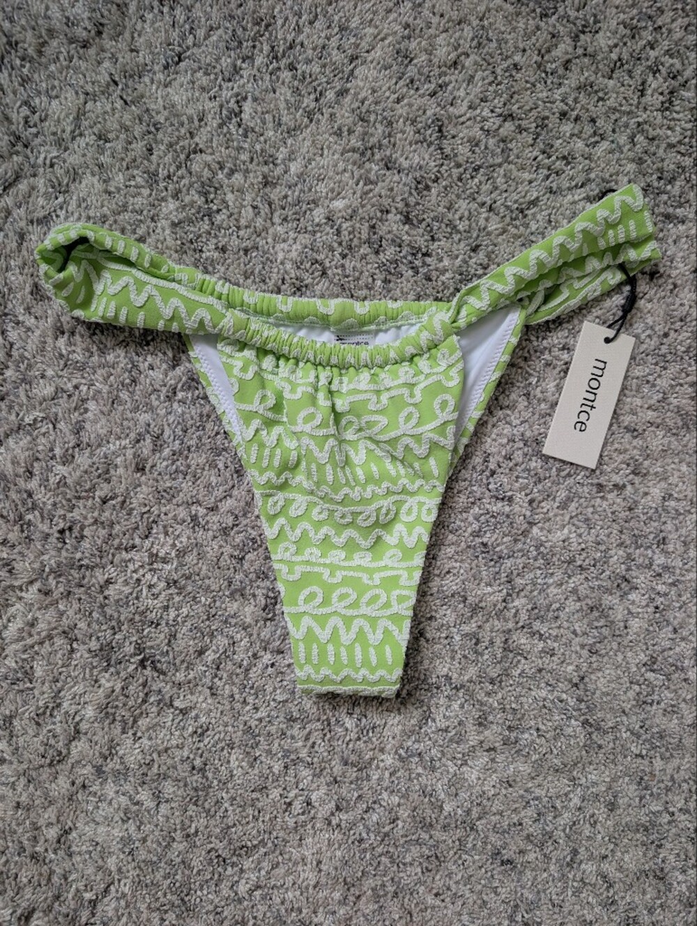 Montce Swim Lime Icing Sandra Bikini Bottoms Size XL